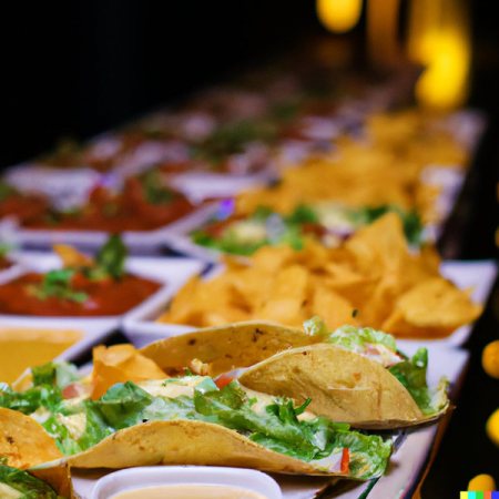 Party yacht Taco bar packages