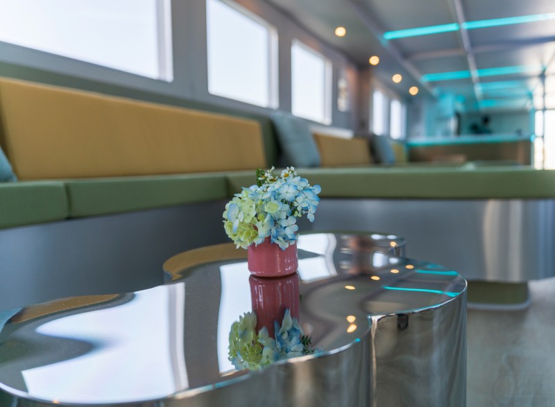 Party Yacht Majorca lower saloon Party Yacht Majorca lower saloon