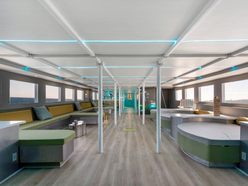 Party Yacht Majorca saloon lounge Party Yacht Majorca saloon lounge